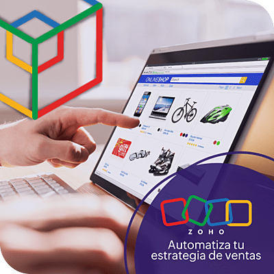 Automatiza tu estrategia de ventas  con Zoho